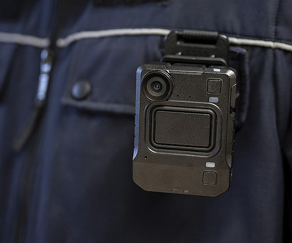 Nahaufnahme einer Bodycam