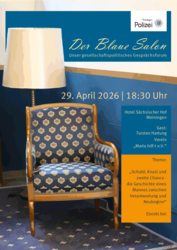 Plakat Blauer Salon