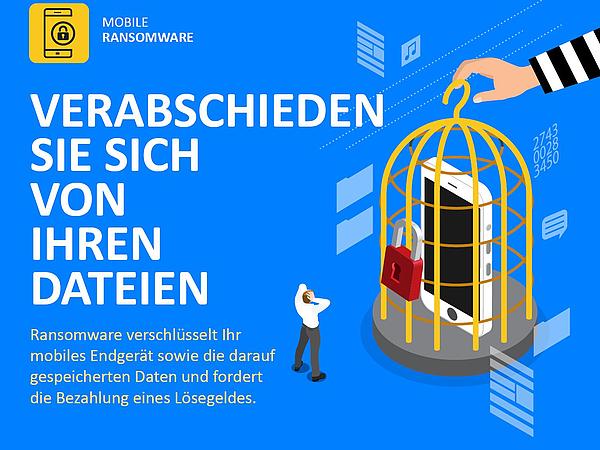 Eine Grafik die eine Verschlüsselung von Daten anhand eines Käfigs abbildet