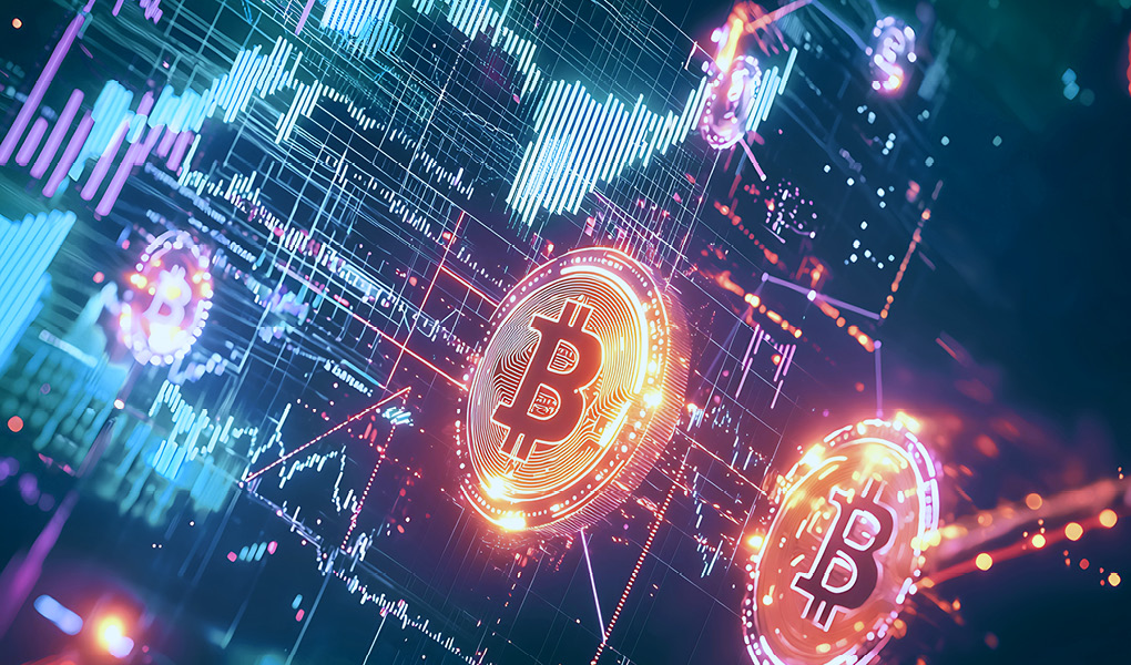 Das Bild symbolisiert Cryptoströhme